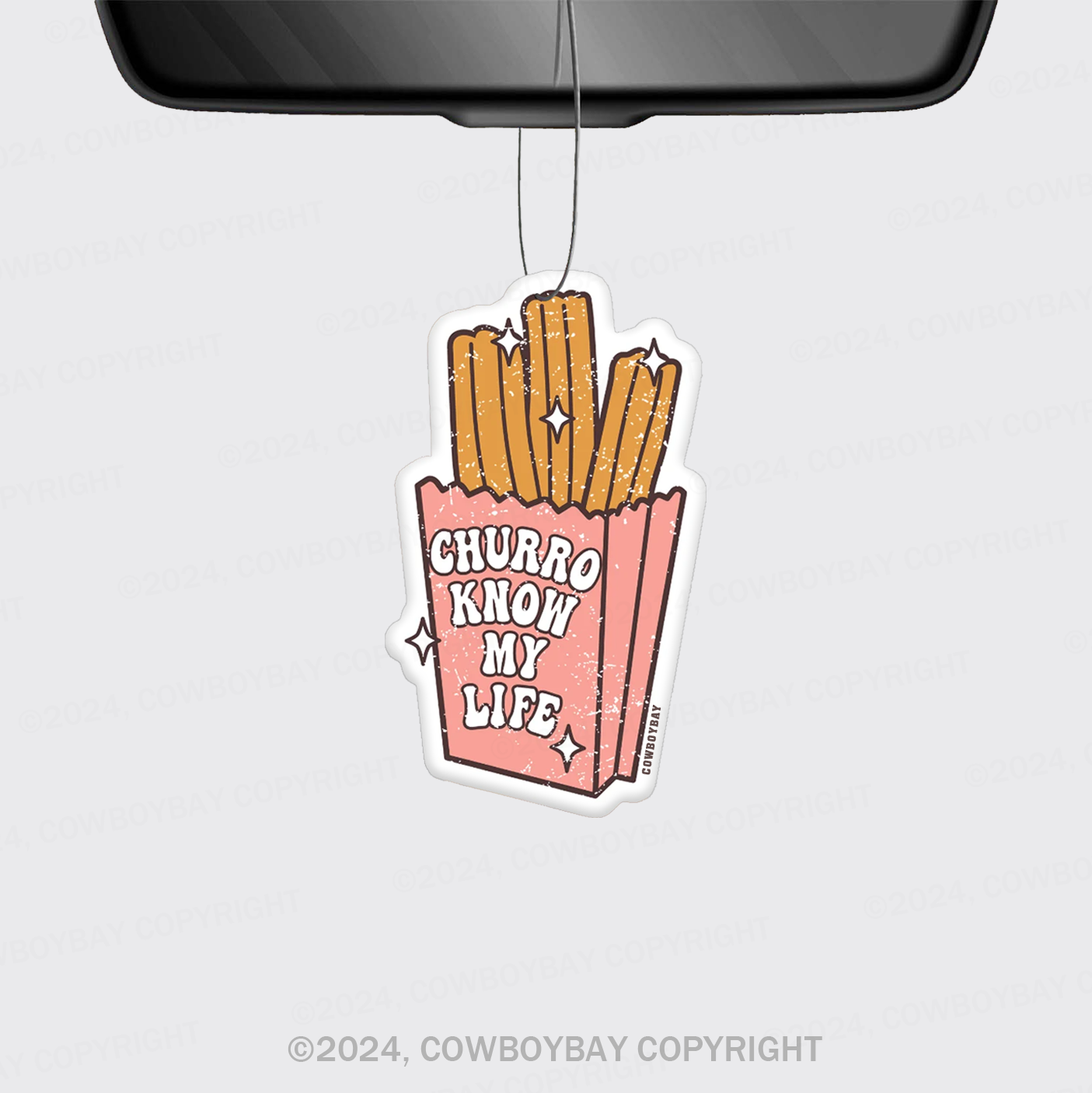 Churro Know My Life Car Air Freshener