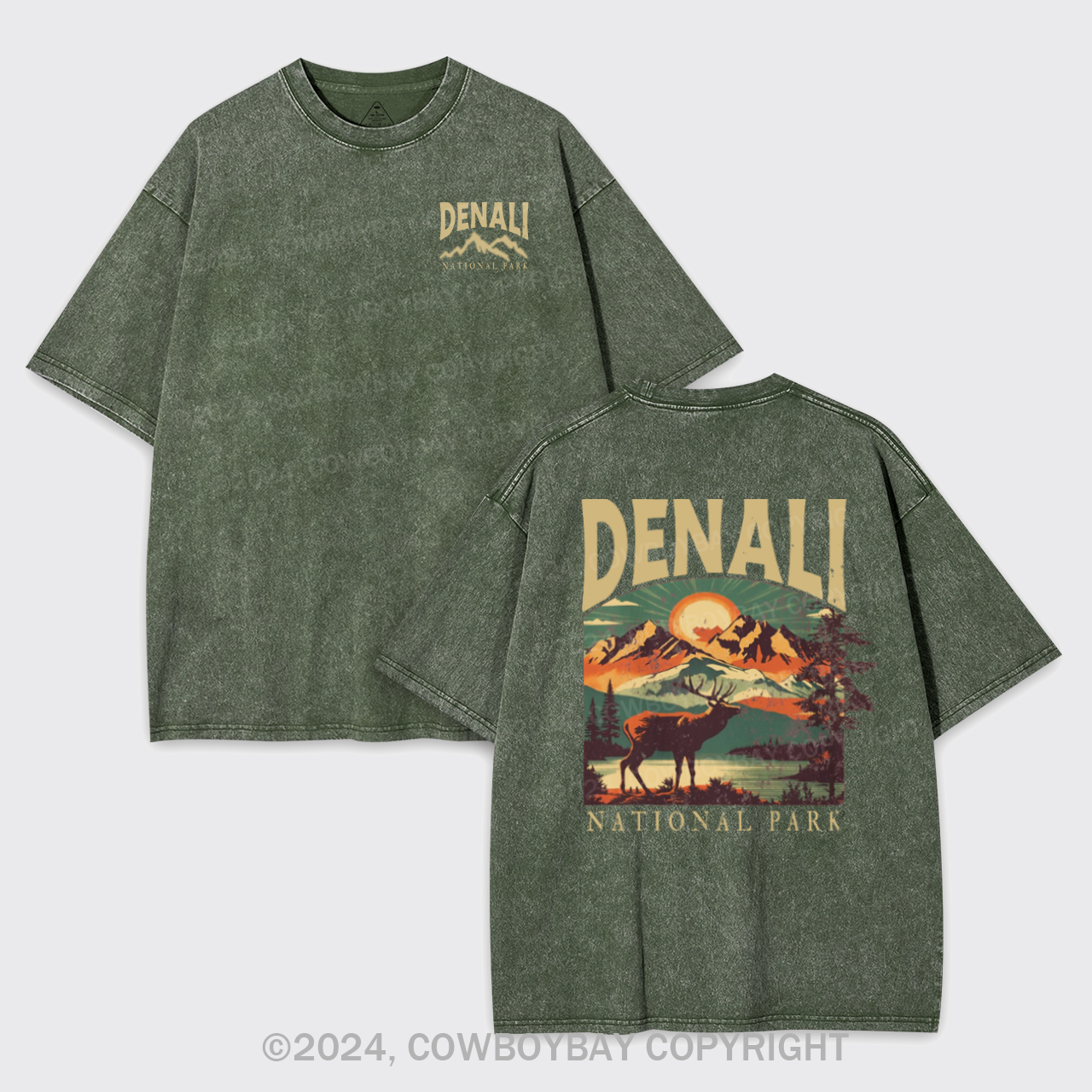 Denali National Park Garment-dye Tees