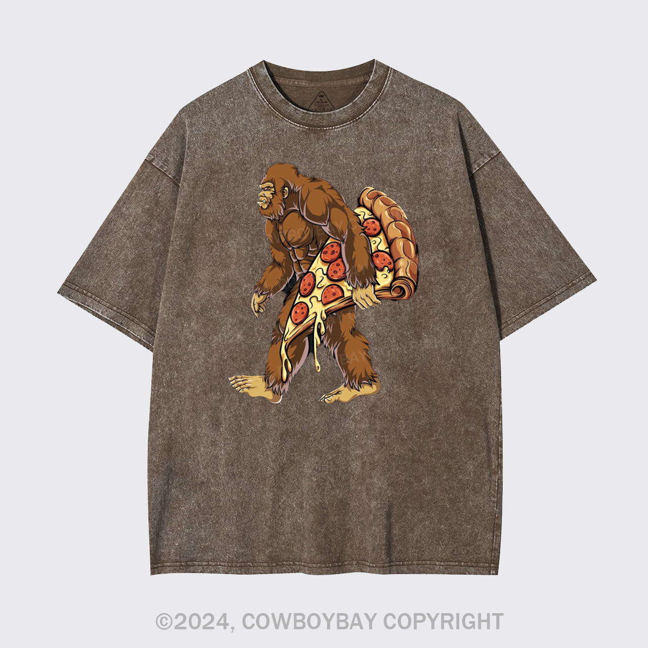 Bigfoot Pizza Garment-dye Tees