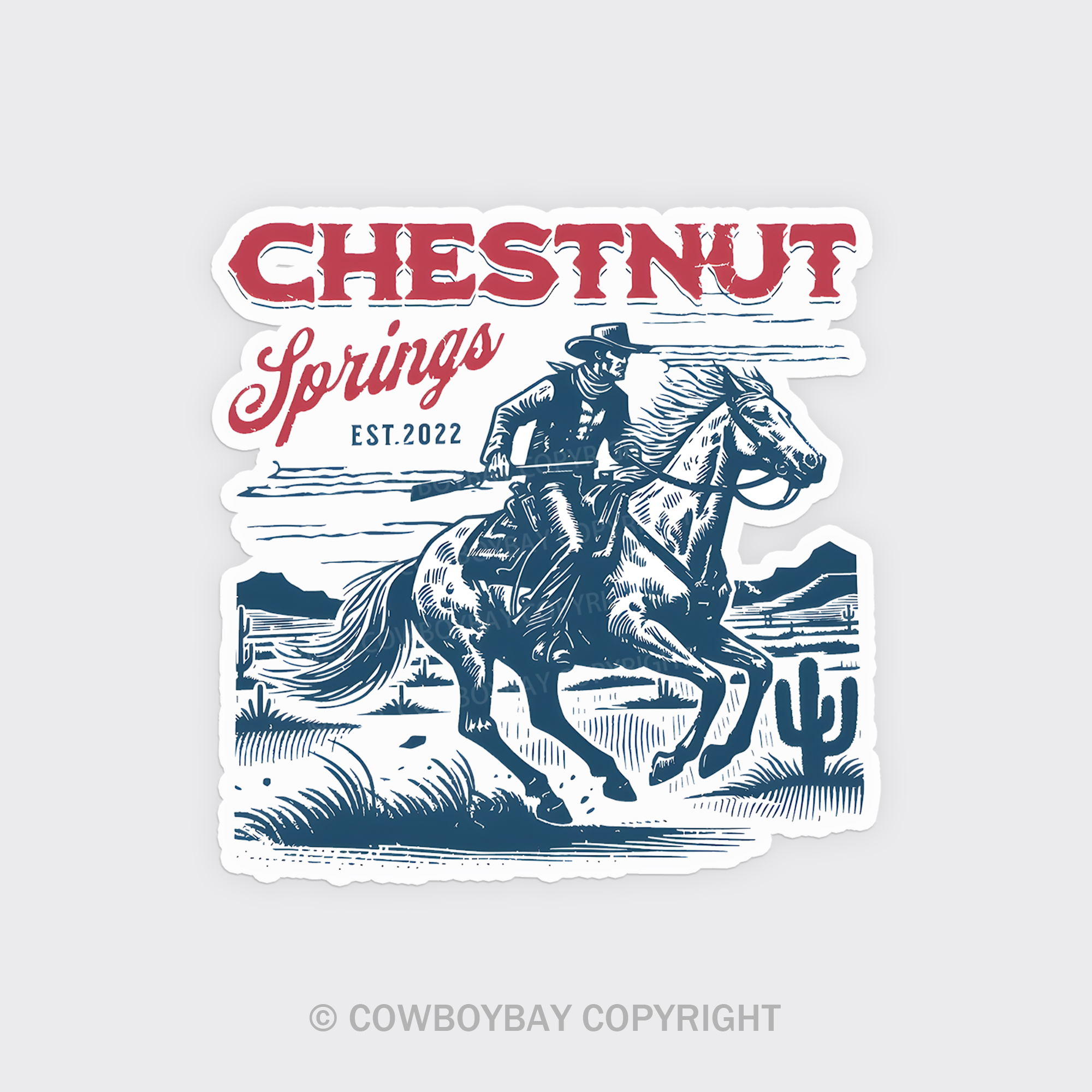 Western Cowboy Fridge Magnet_4