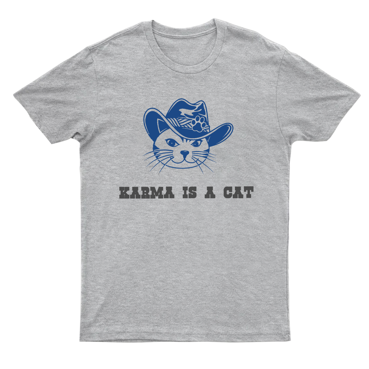 Karma Is A Cat Midnight T-Shirts