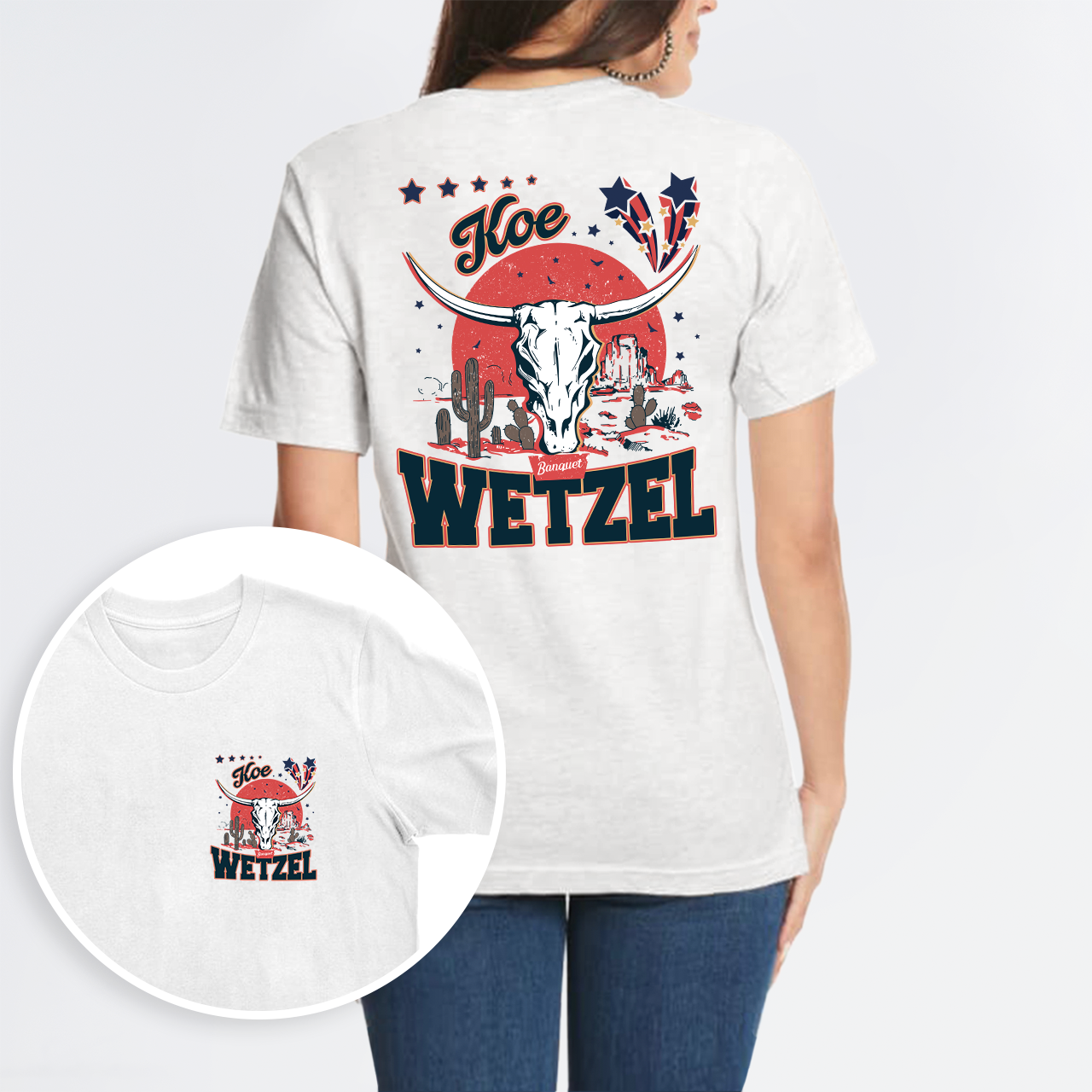 Koe Wetzel Bullhead Cowboy T-Shirts