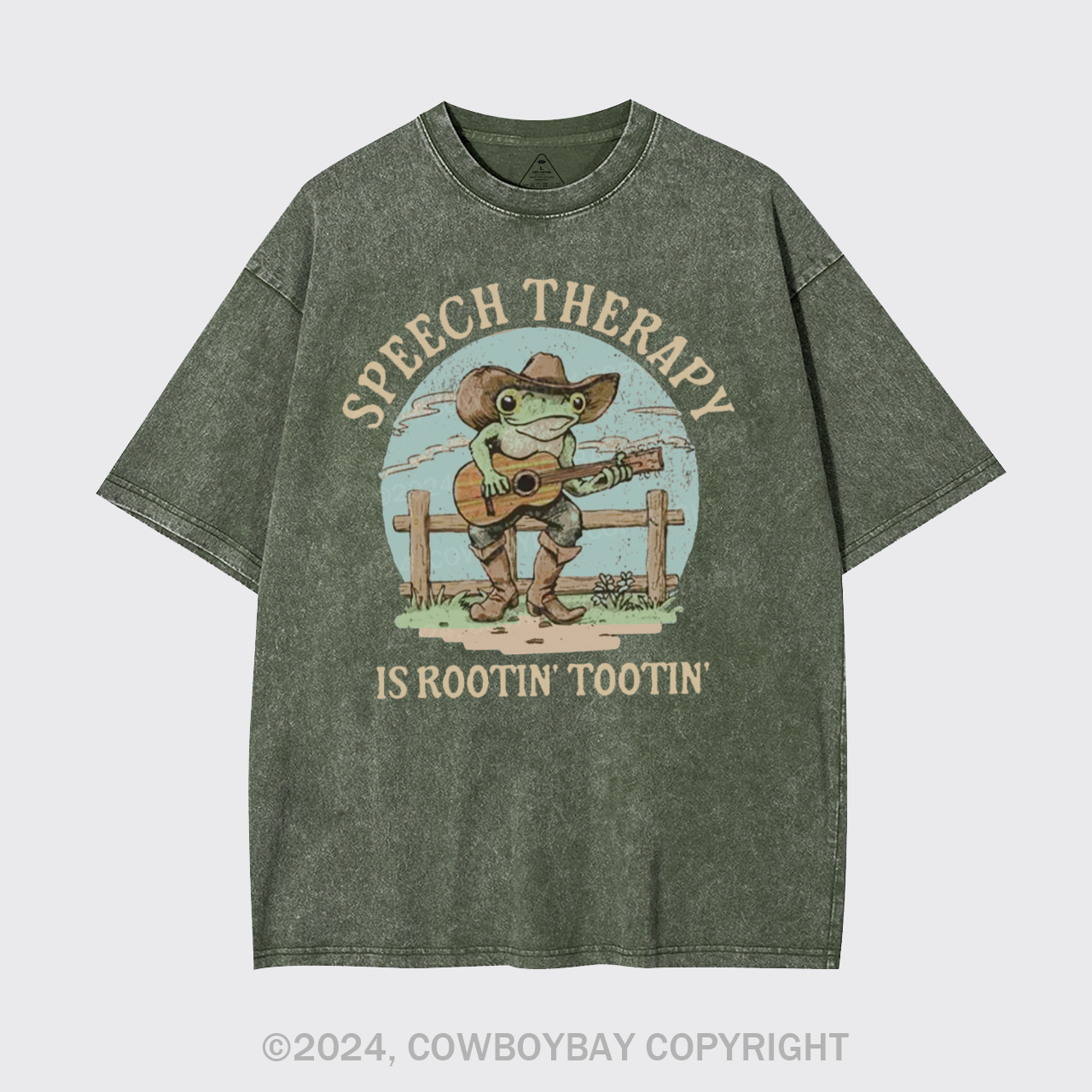 Speech Therapy Is Rootin' Tootin' Garment-dye Tees