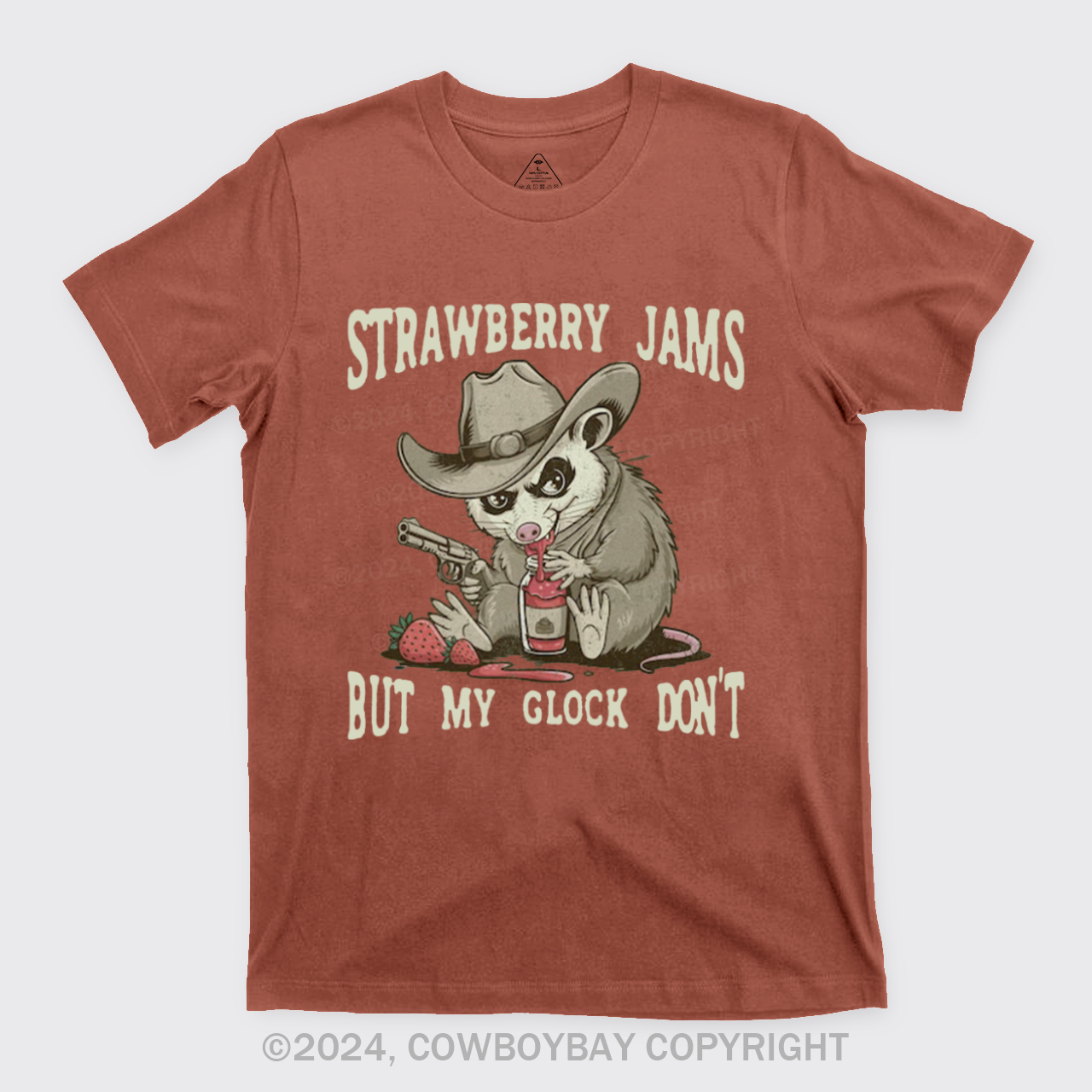 Strawberry Jams But My Glock Don't T-Shirts