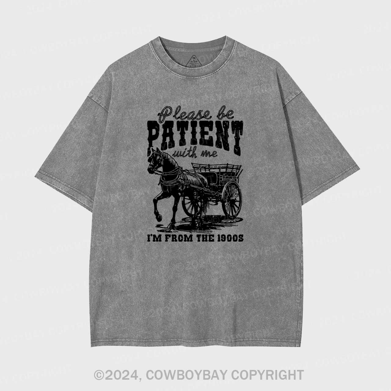 Please Be Patient With Me Garment-dye Tees