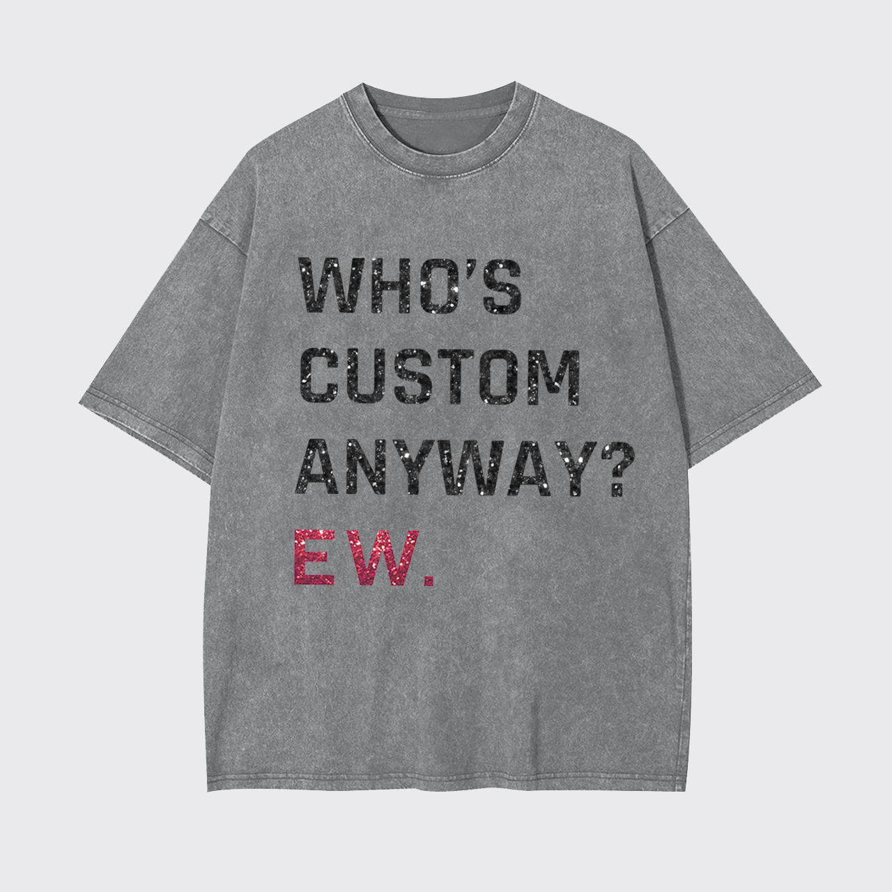 Personalised Who's Anyway Music Garment-dye Tees