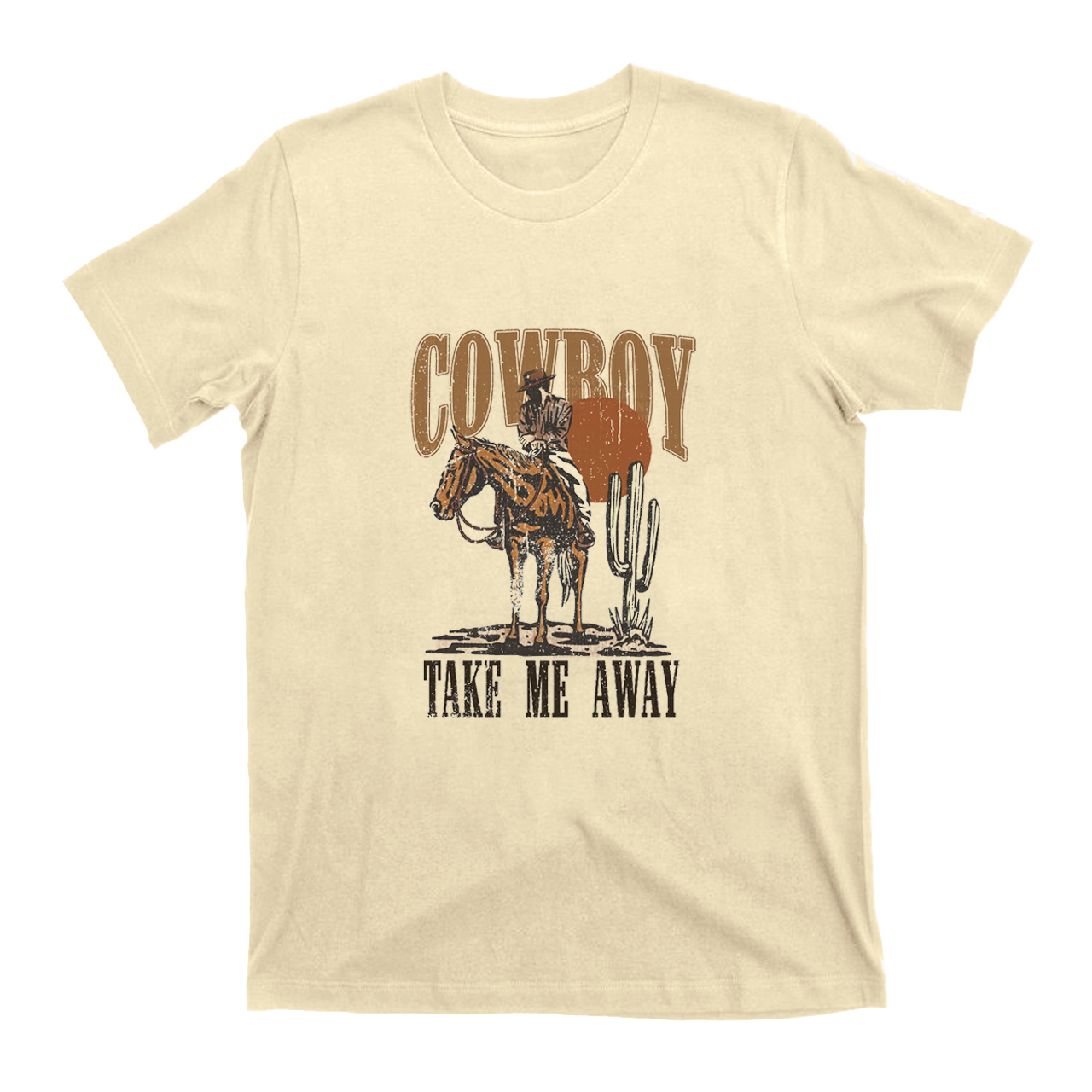 Cowboy Take Me Away Sunset T-Shirts