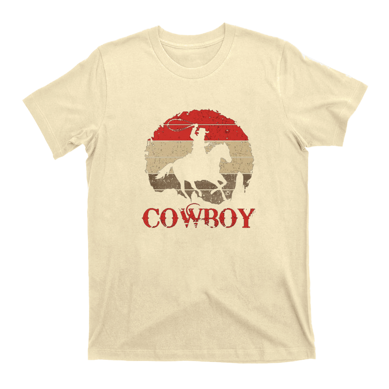 Bravely Riding the Desert Cowboy T-Shirts