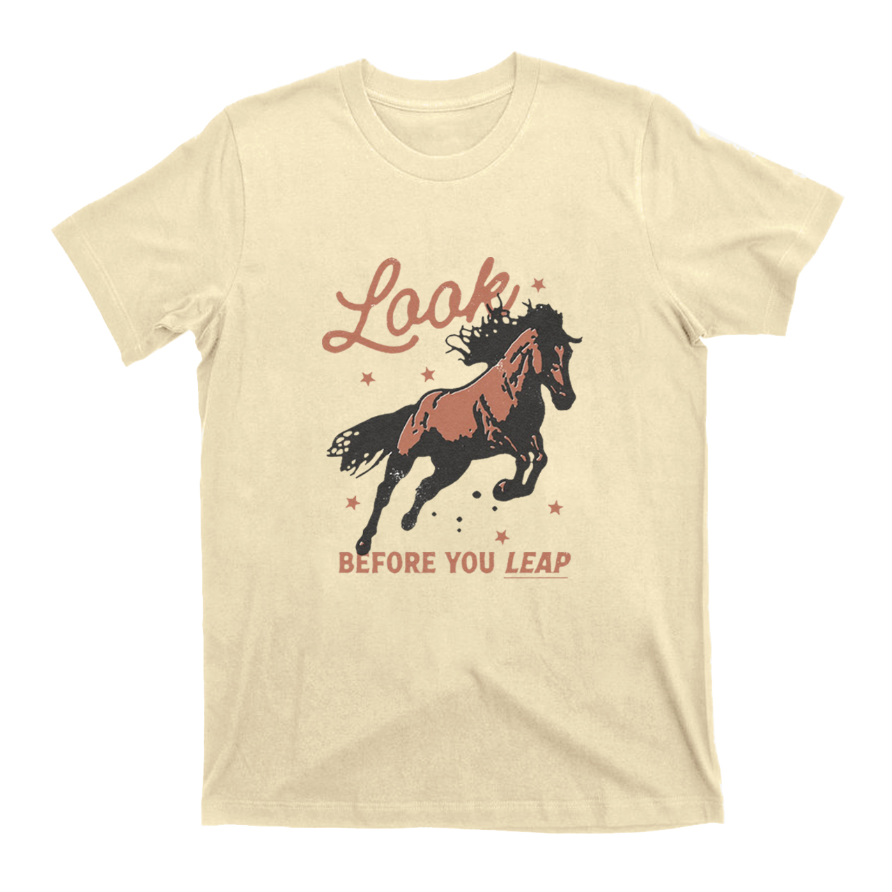 Look Before You Leap Southern Western Cowboy T-Shirts