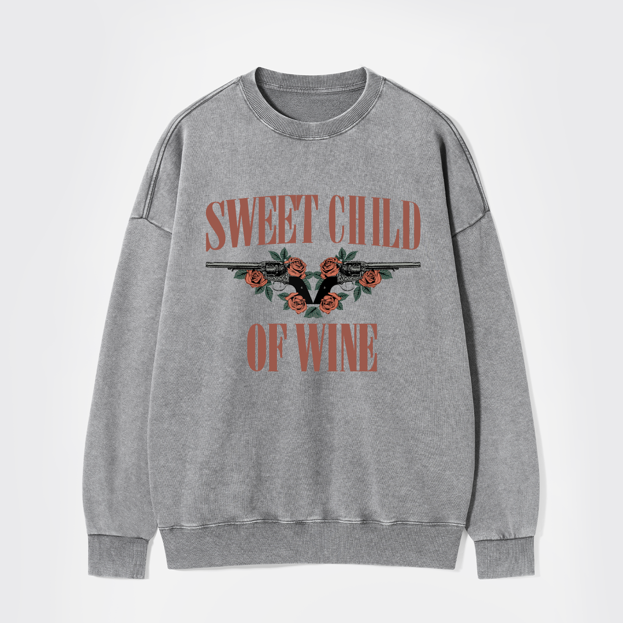 Sweet Child Of Wine Washed Sweatshirts