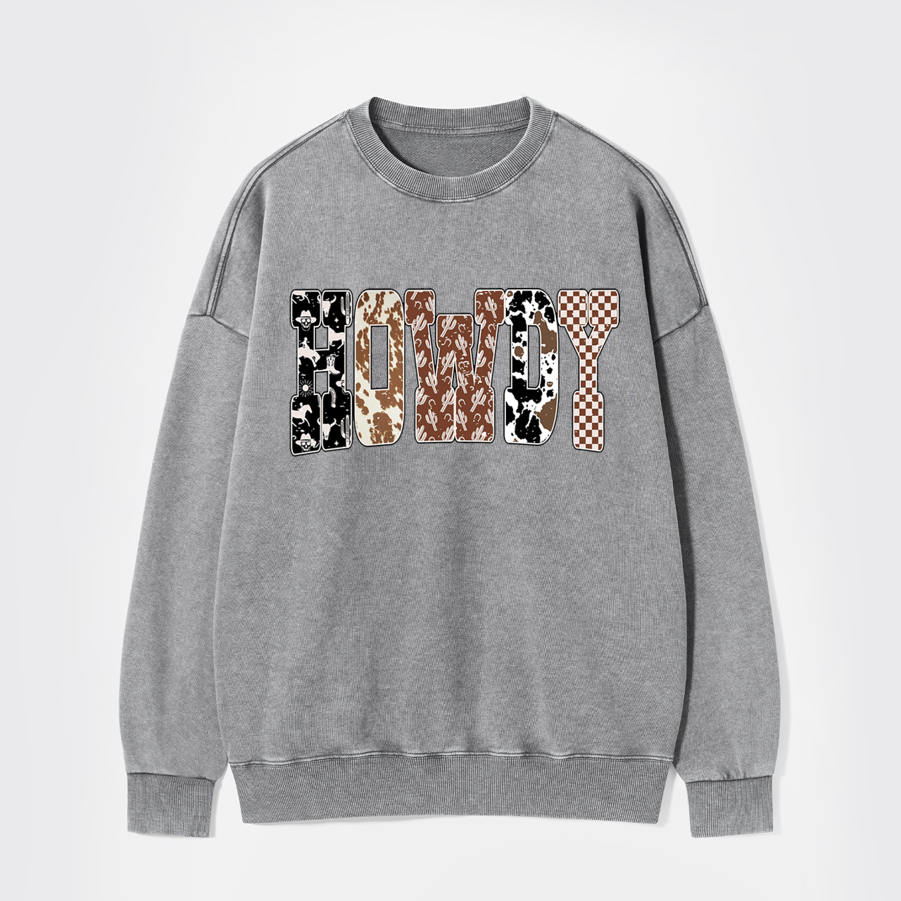 Howdy Western Halloween Washed Sweatshirts