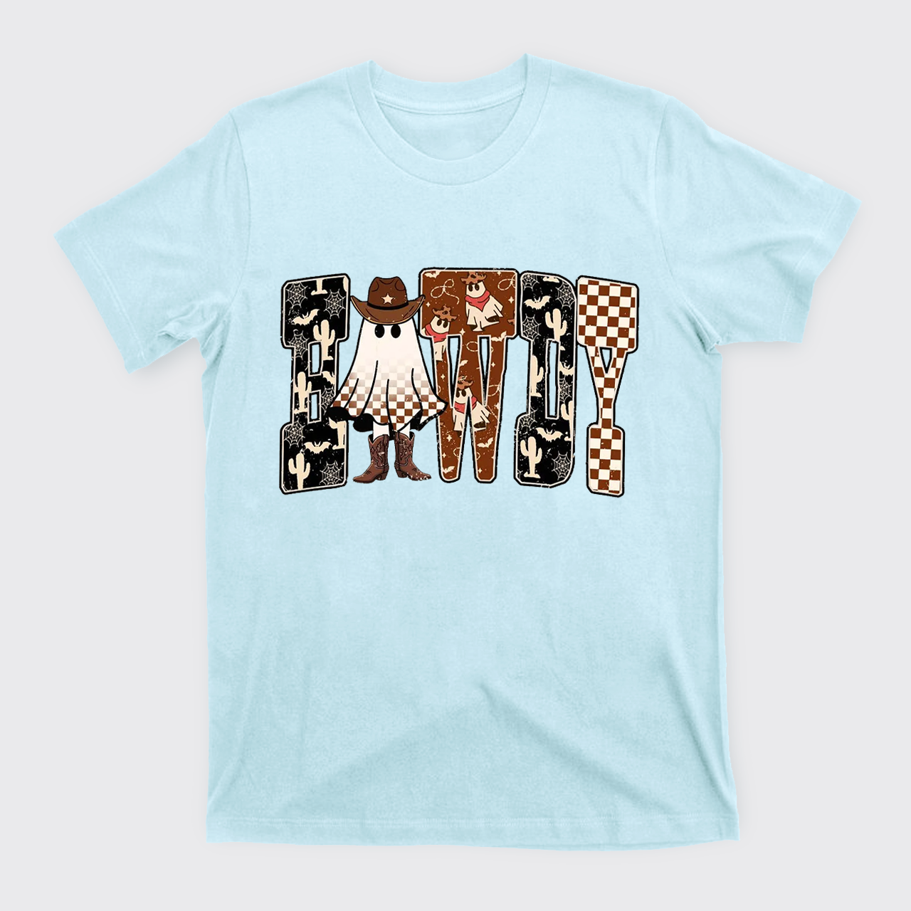 Howdy Western Halloween Ghost T-Shirts