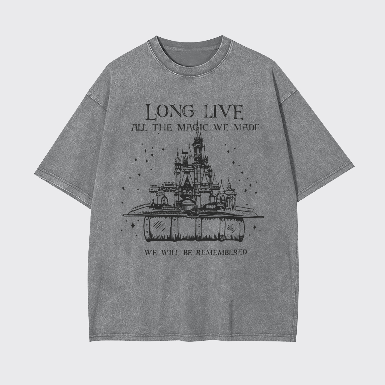 Vintage Long Live We Will Be Remembered Garment-dye Tees