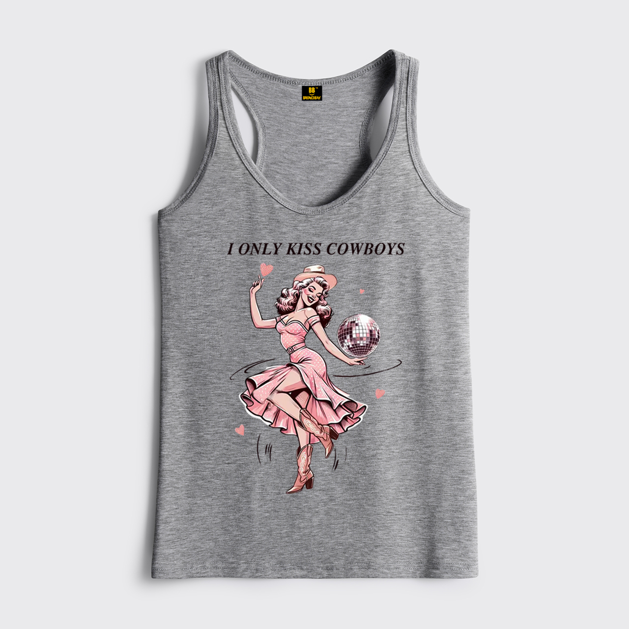 I Only Kiss Cowboys Classic Tanks