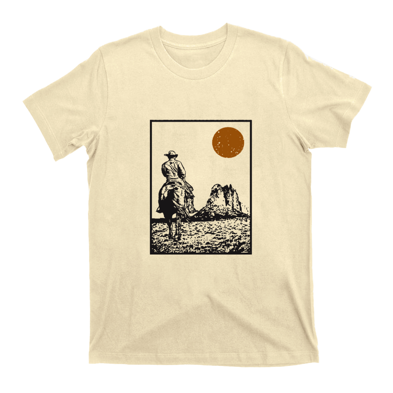 Western Cowboys Towards Sunset T-Shirts