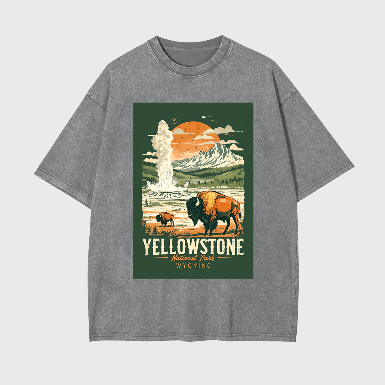 Yellowstone National Park Garment-dye Tees