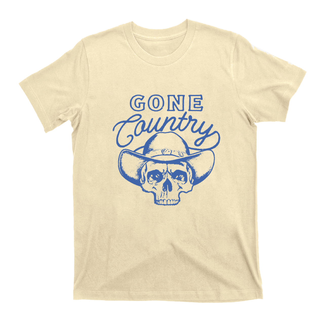 Gone Country Vintage Cowboy Outlaw Skull T-Shirts