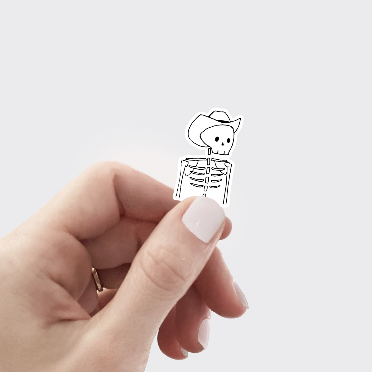 Cowboy Skeleton_Broncobay Sticker