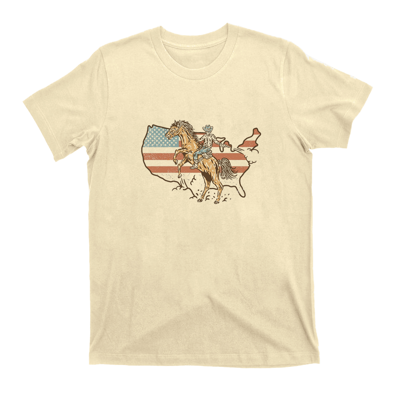 American Cowboys Gallop on the Battlefield T-Shirts