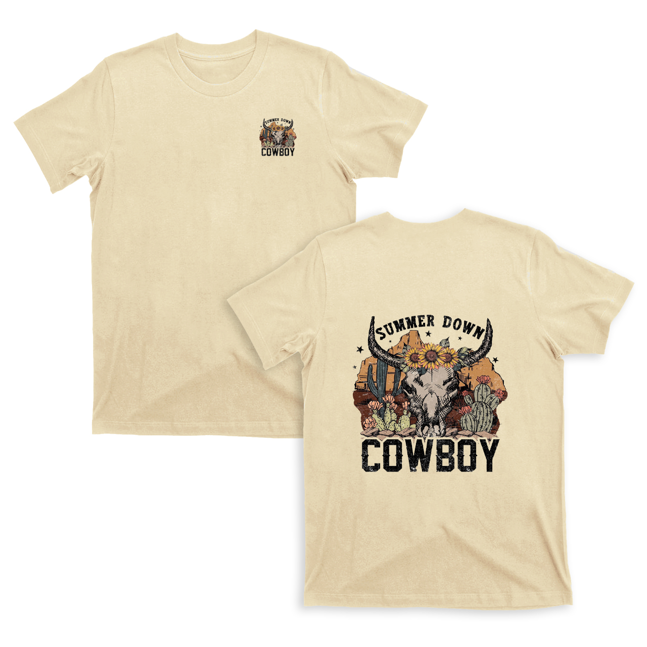 Summer Down Cowboy T-Shirts