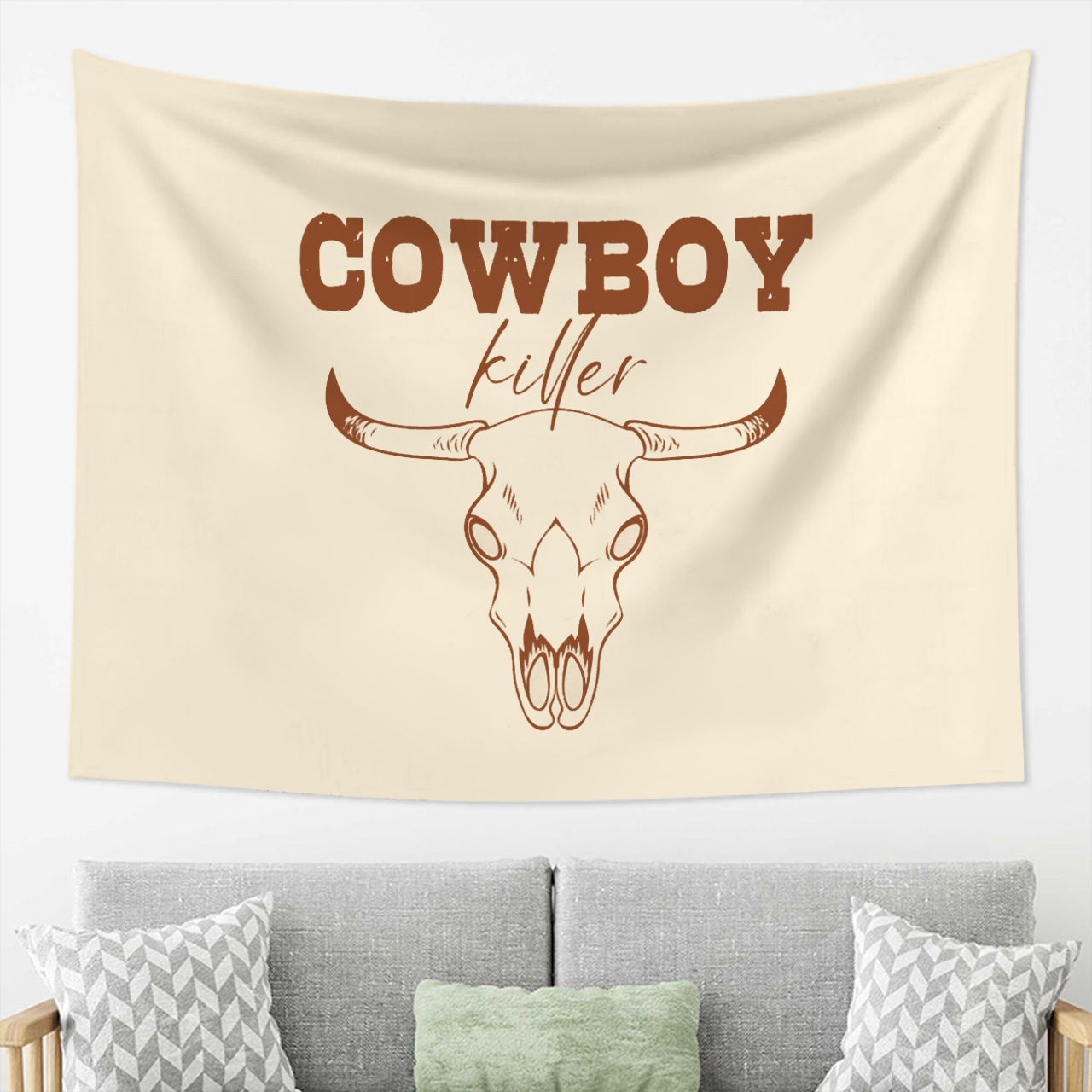 Cowboy Killer Wall Cowboybay Tapestry