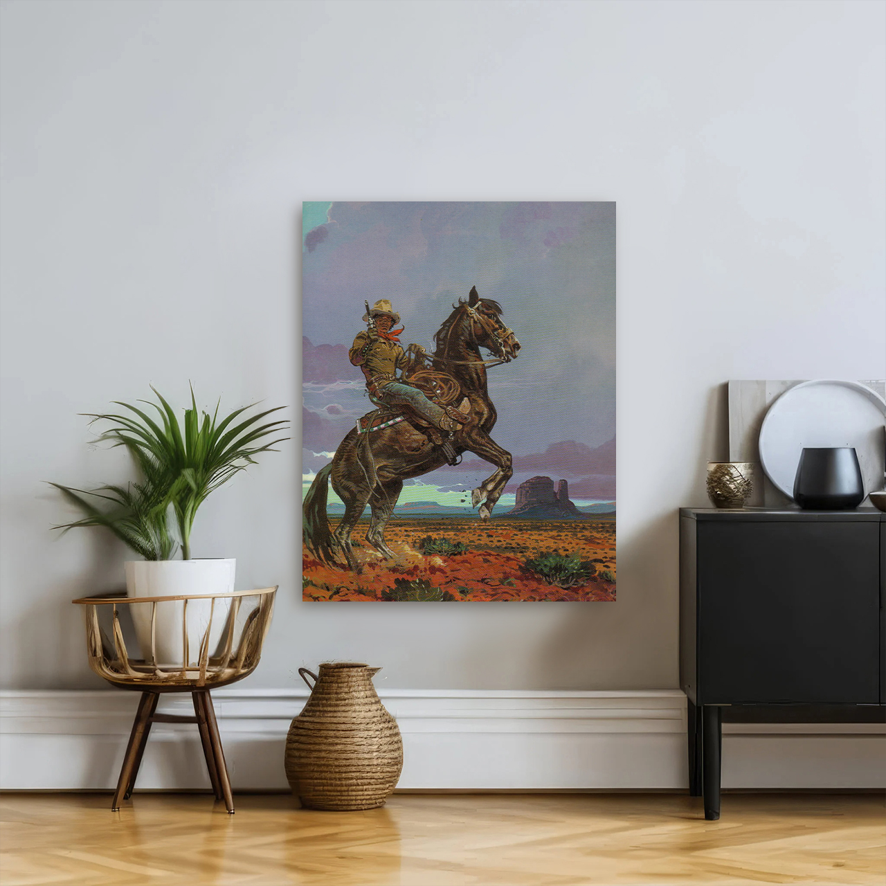 Western Cowboys Killer Bill Canvas Wall Art