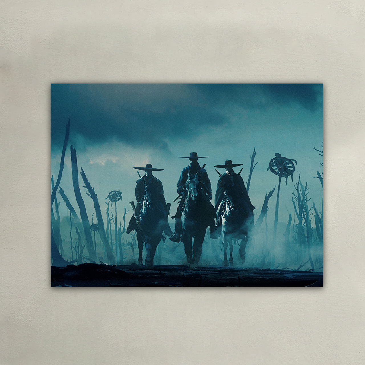 Powerful Force in Darkness Canvas Wall Art