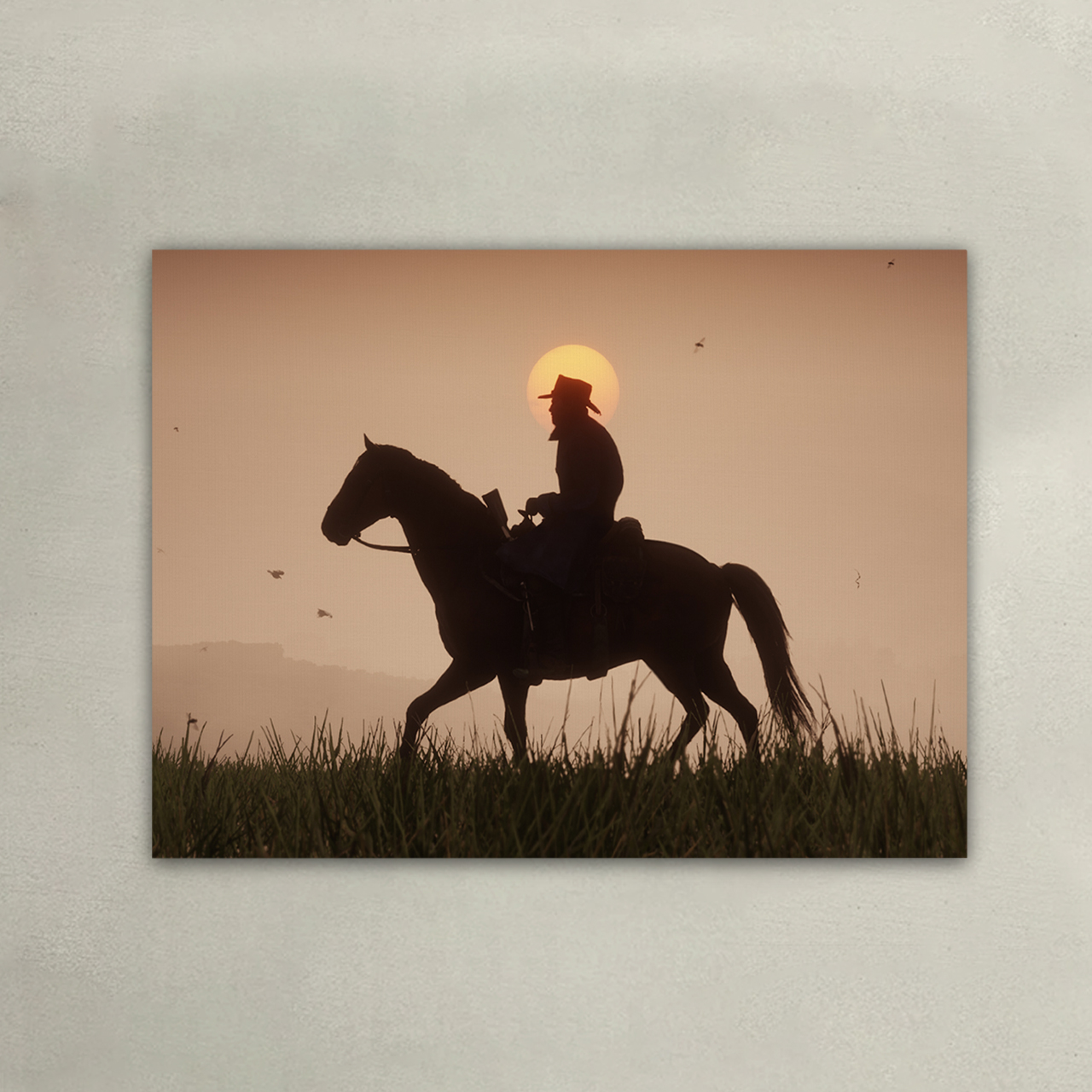 Western Cowboy Canvas Wall Art