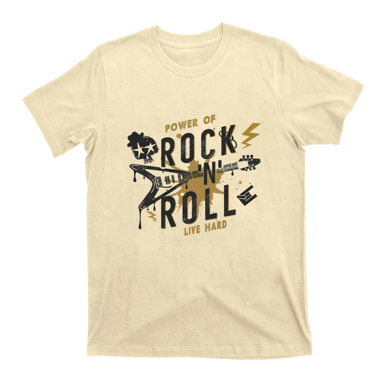 Power Of Rock 'N' Roll Live Hard T-Shirts
