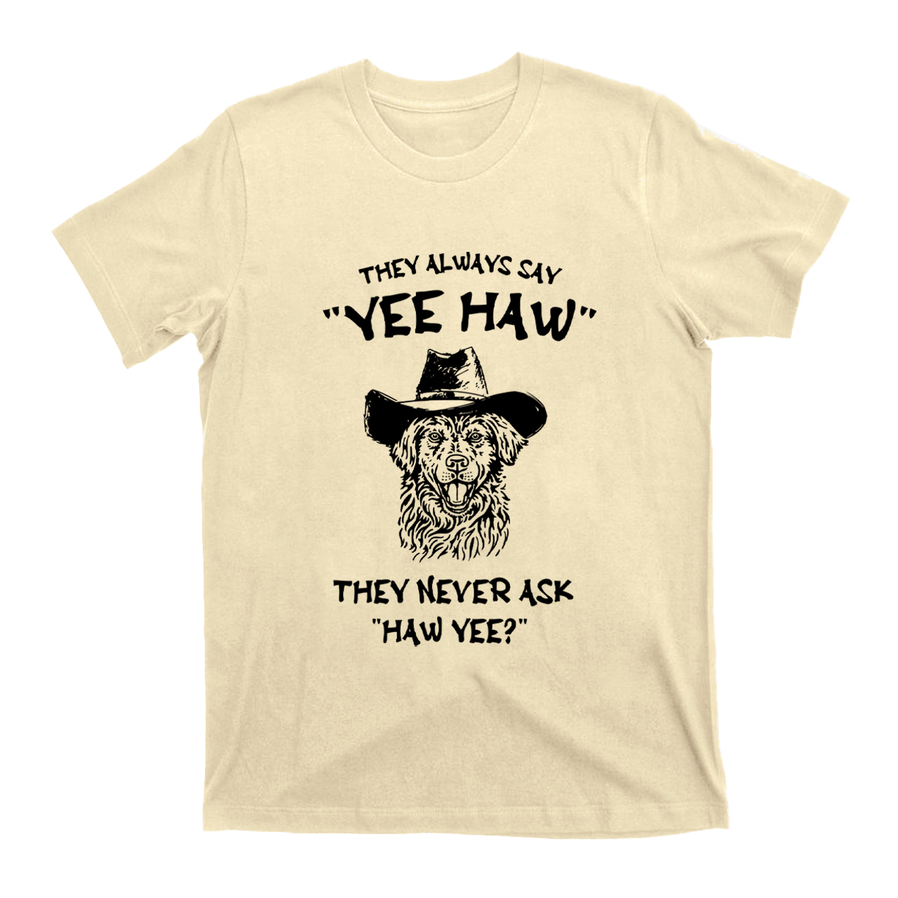 Yee Haw Western Dog Unisex T-shirt