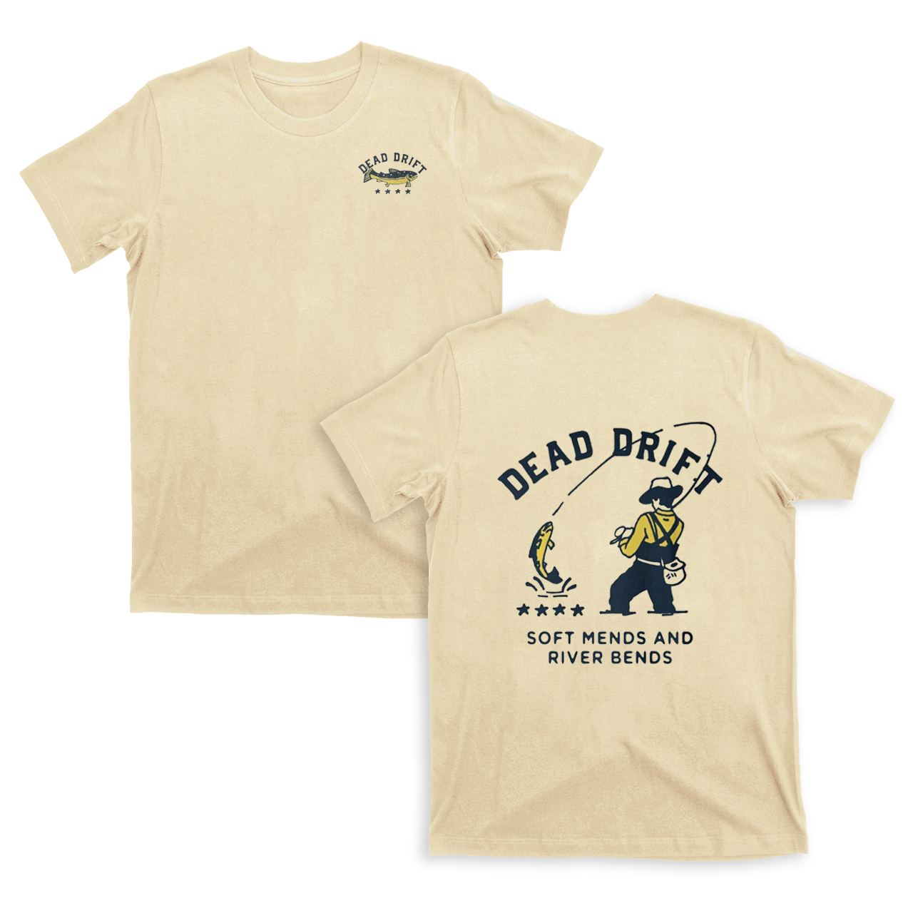 Dead Drift Cowboy Fishing T-Shirt
