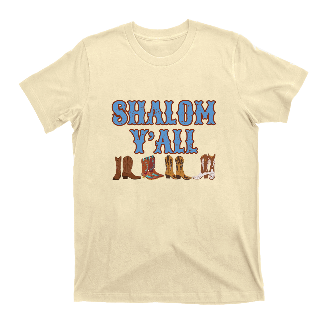 Shalom Y'all Western Flair T-shirt