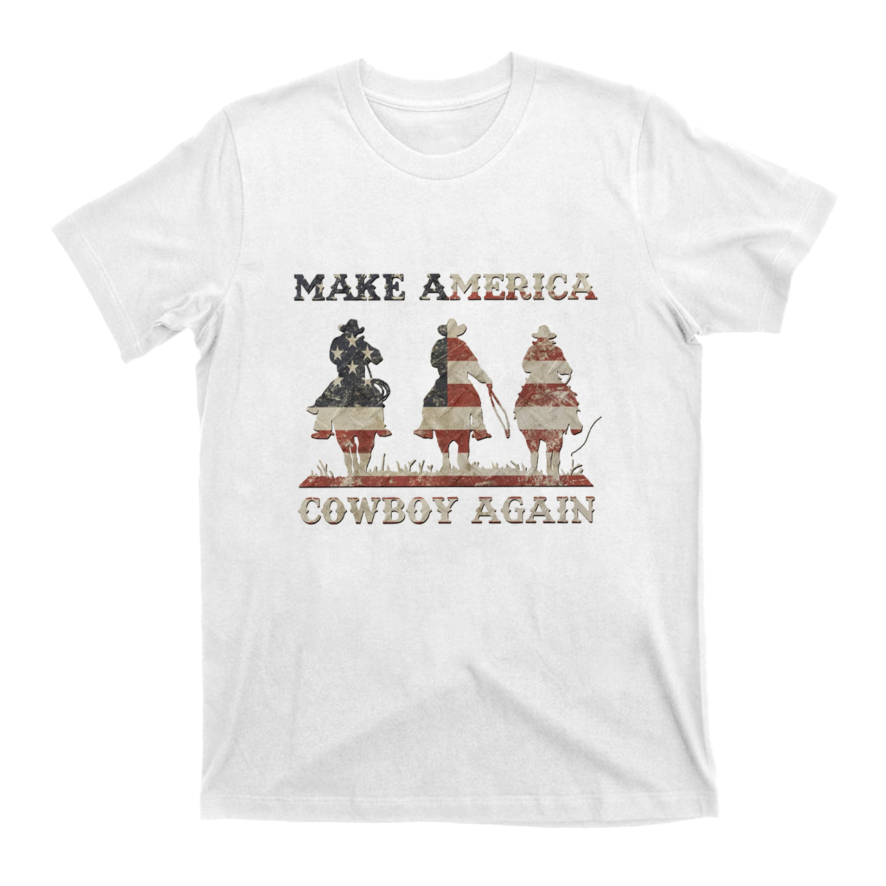 Let's Make America Cowboy Again T-shirt