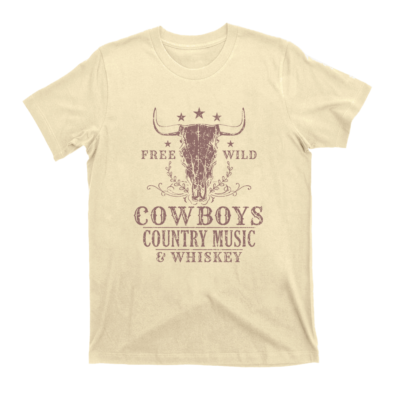 Free Wild Cowboy Whiskey T-Shirts