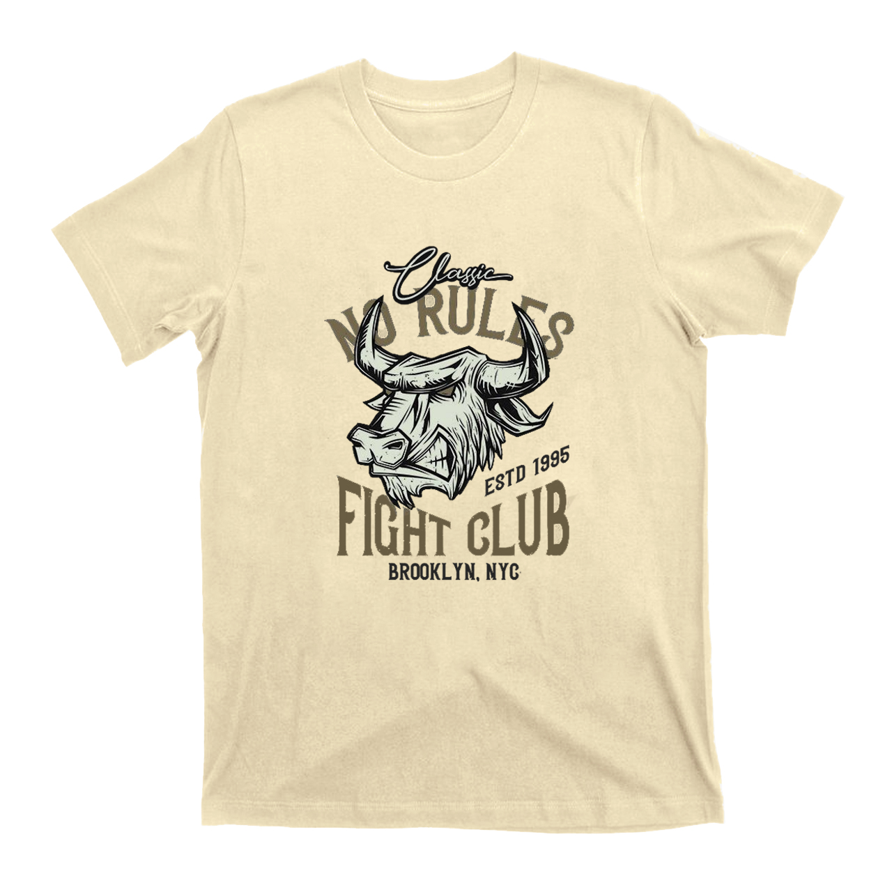 No Rules Fight Club Cow Bull T-Shirts