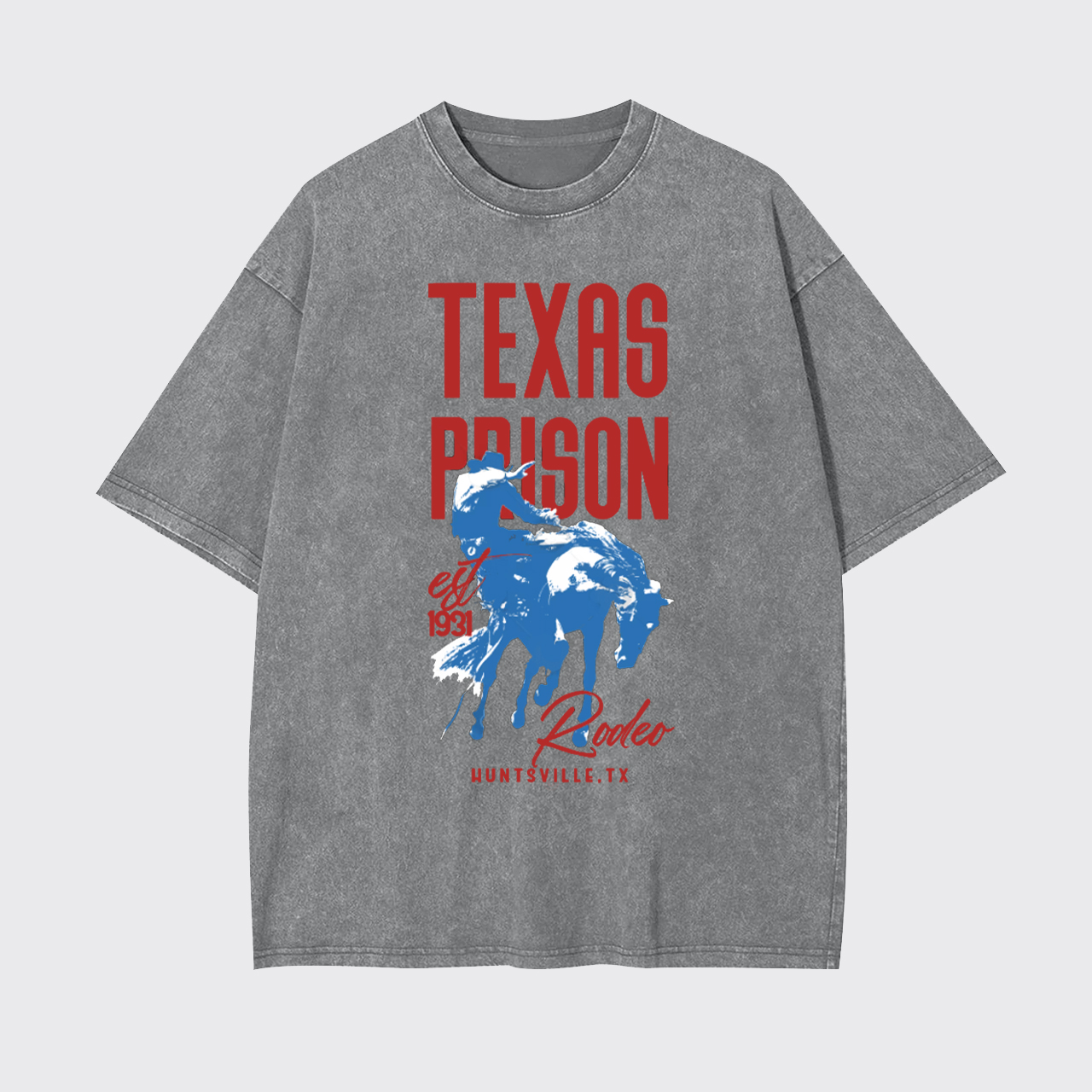 Texas Prison Rodeo Cowboy Garment-dye Tees