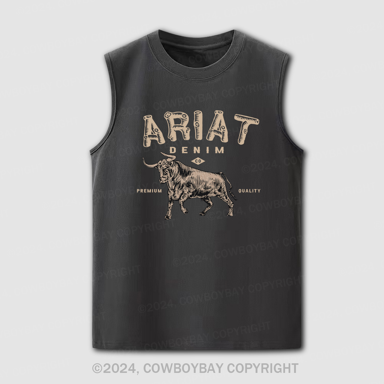Ariat Denim Cowboy Men's Tank