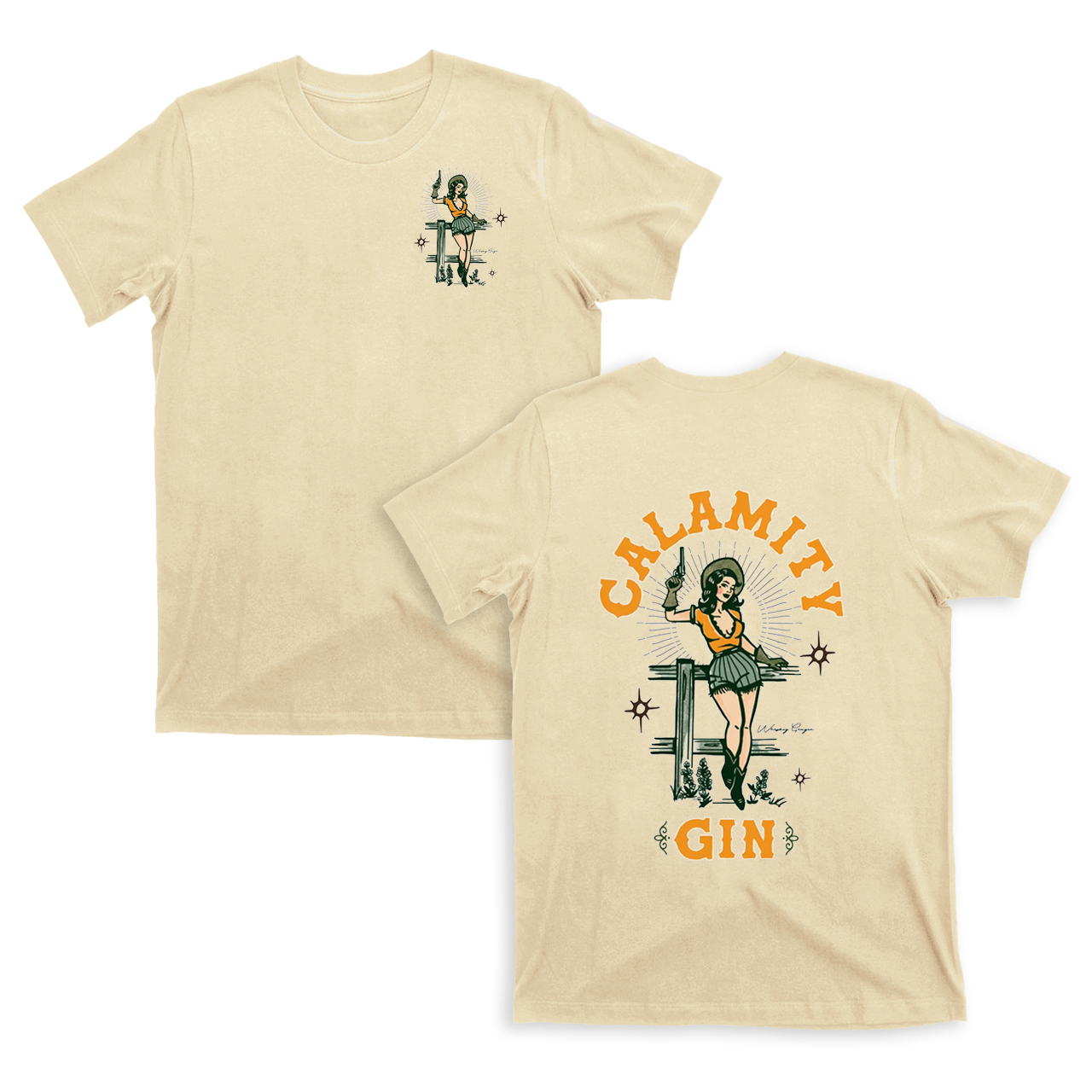 Howdy Cowgirl Calamity Gin 1903 T-Shirts