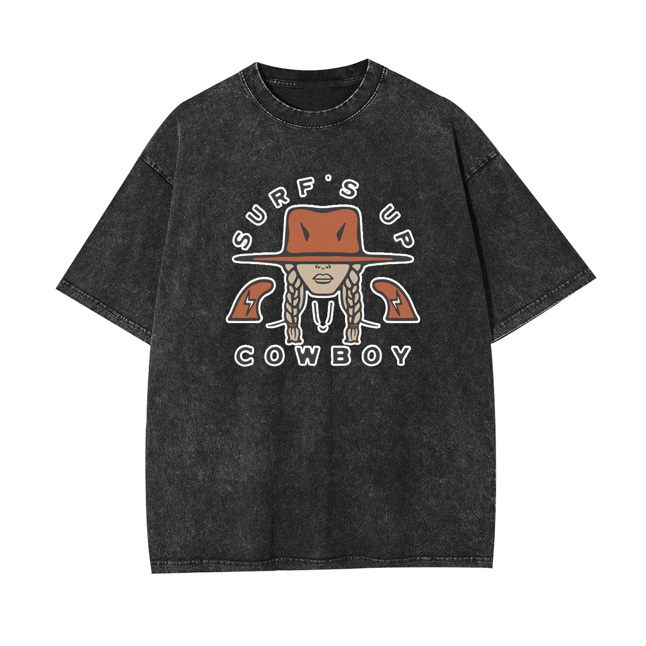 Surf's Up Cowboy Garment-dye Tees