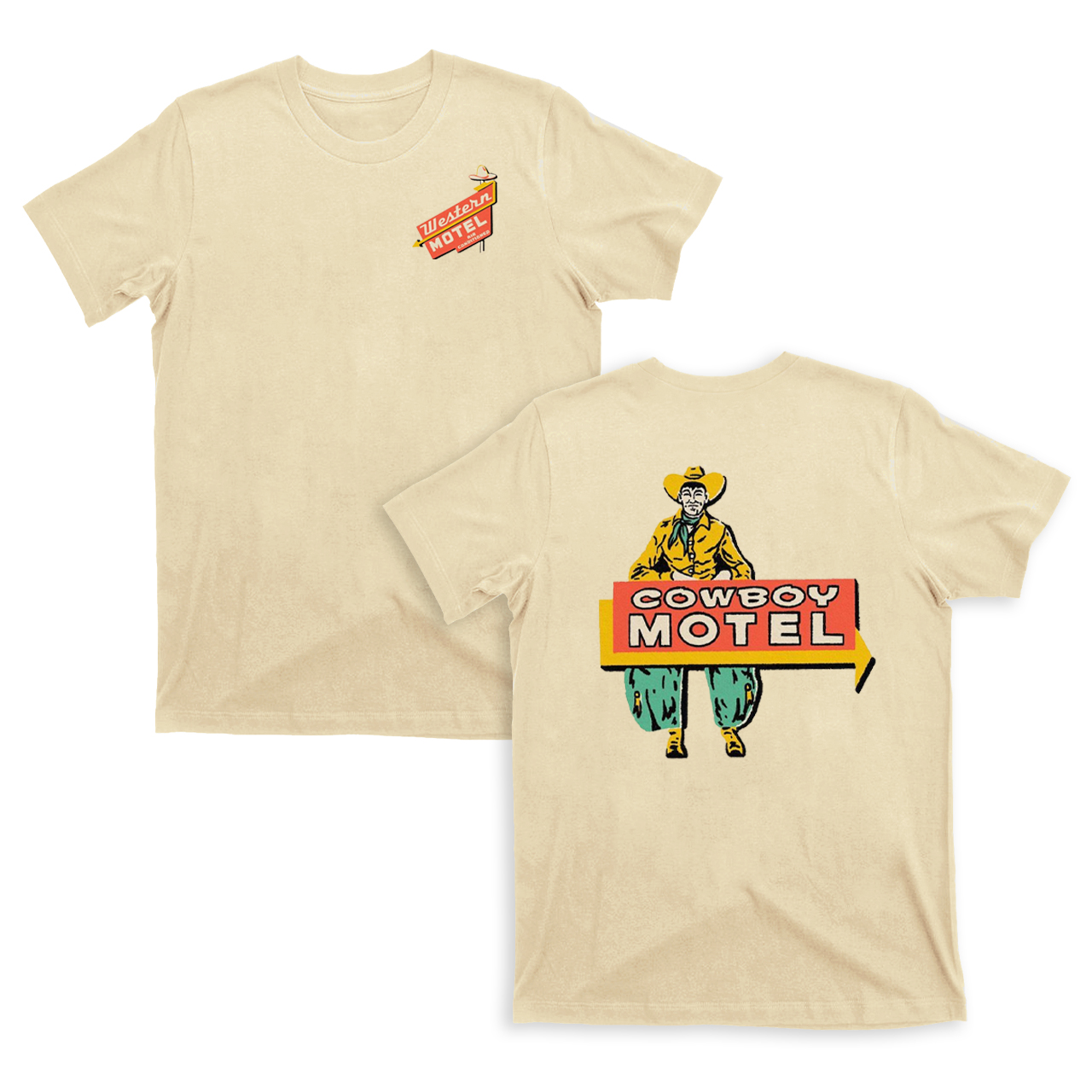 Cowboy Western Motel T-Shirts