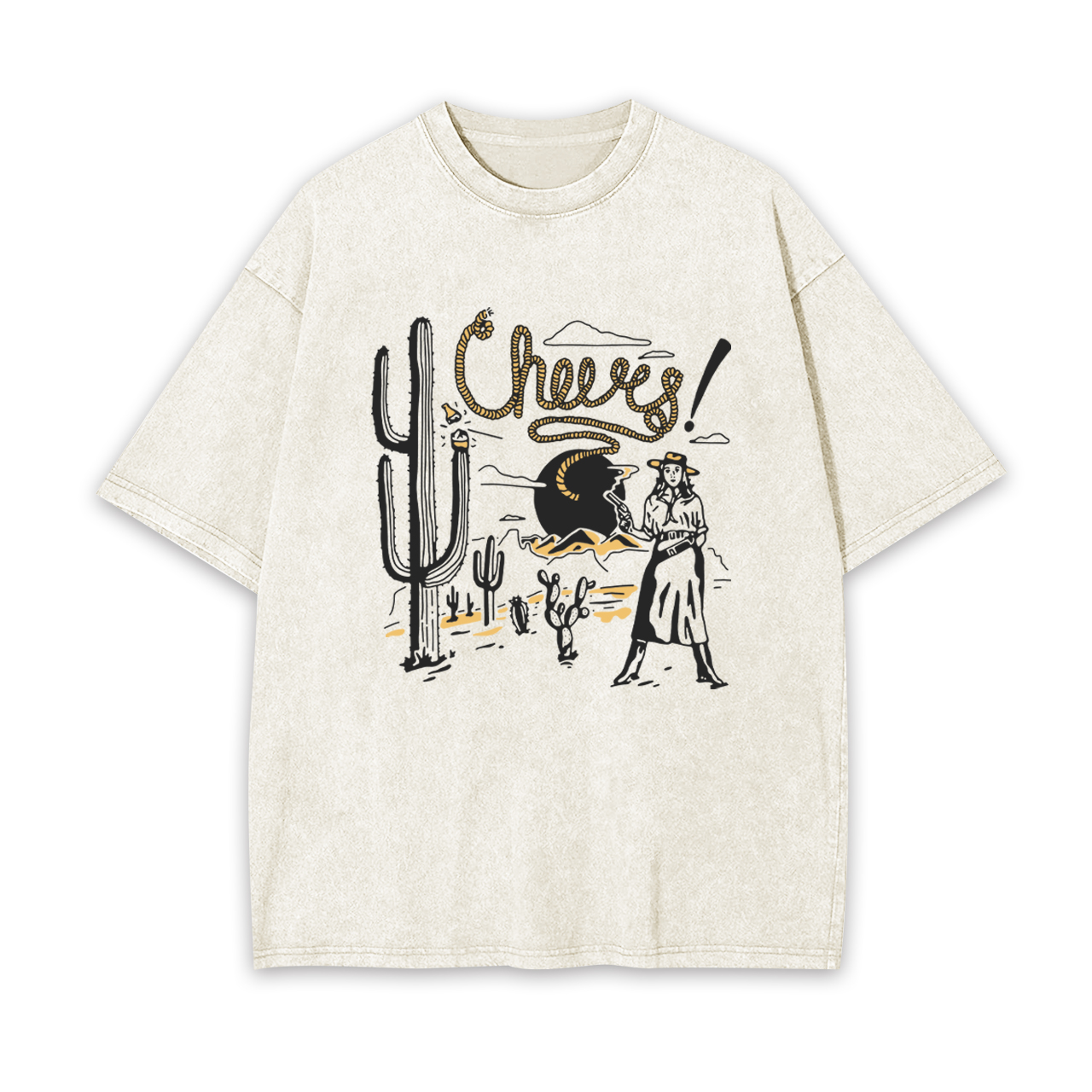 Cheers Cowgirls Garment-dye Tees