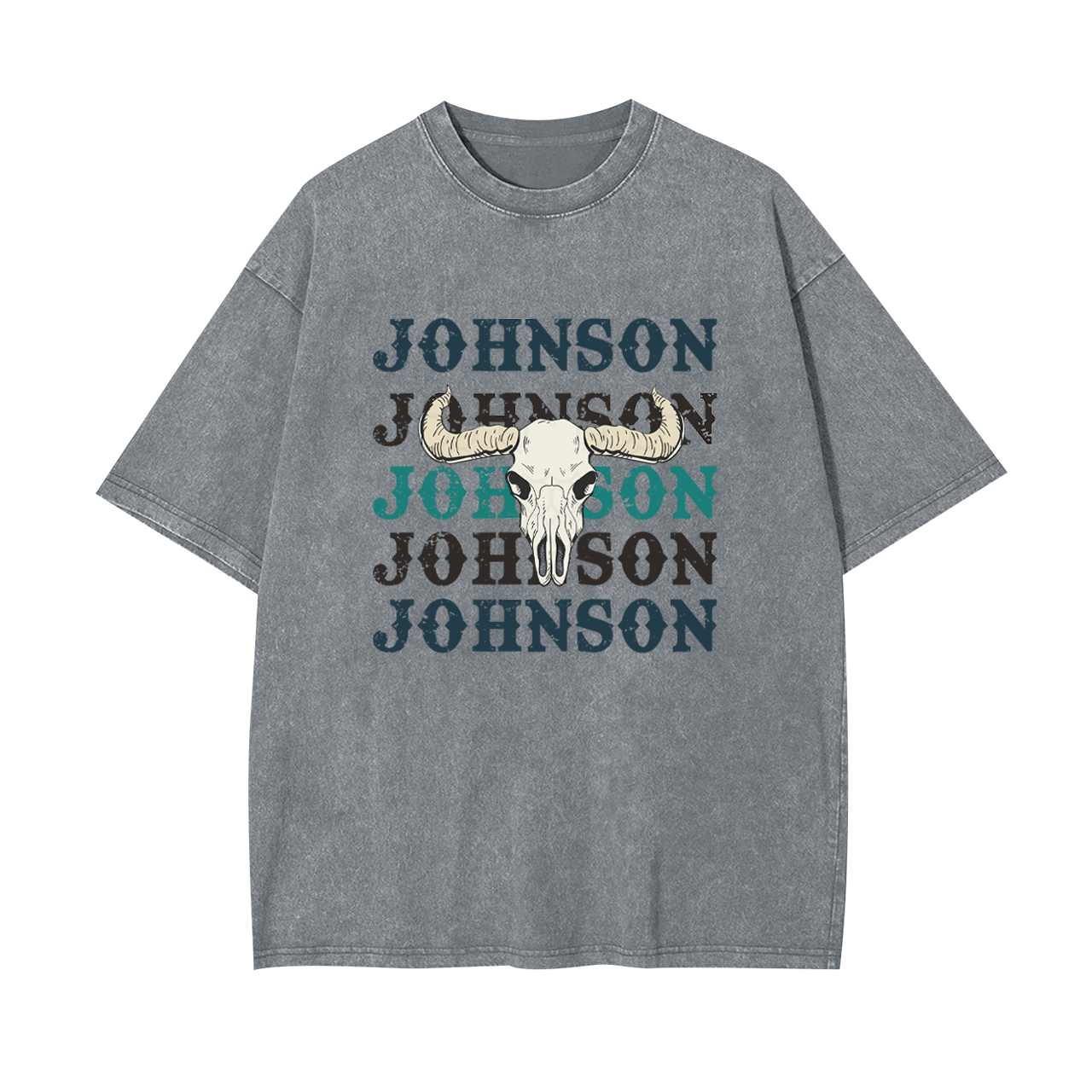 Johnson Western Cowboy Garment-dye Tees