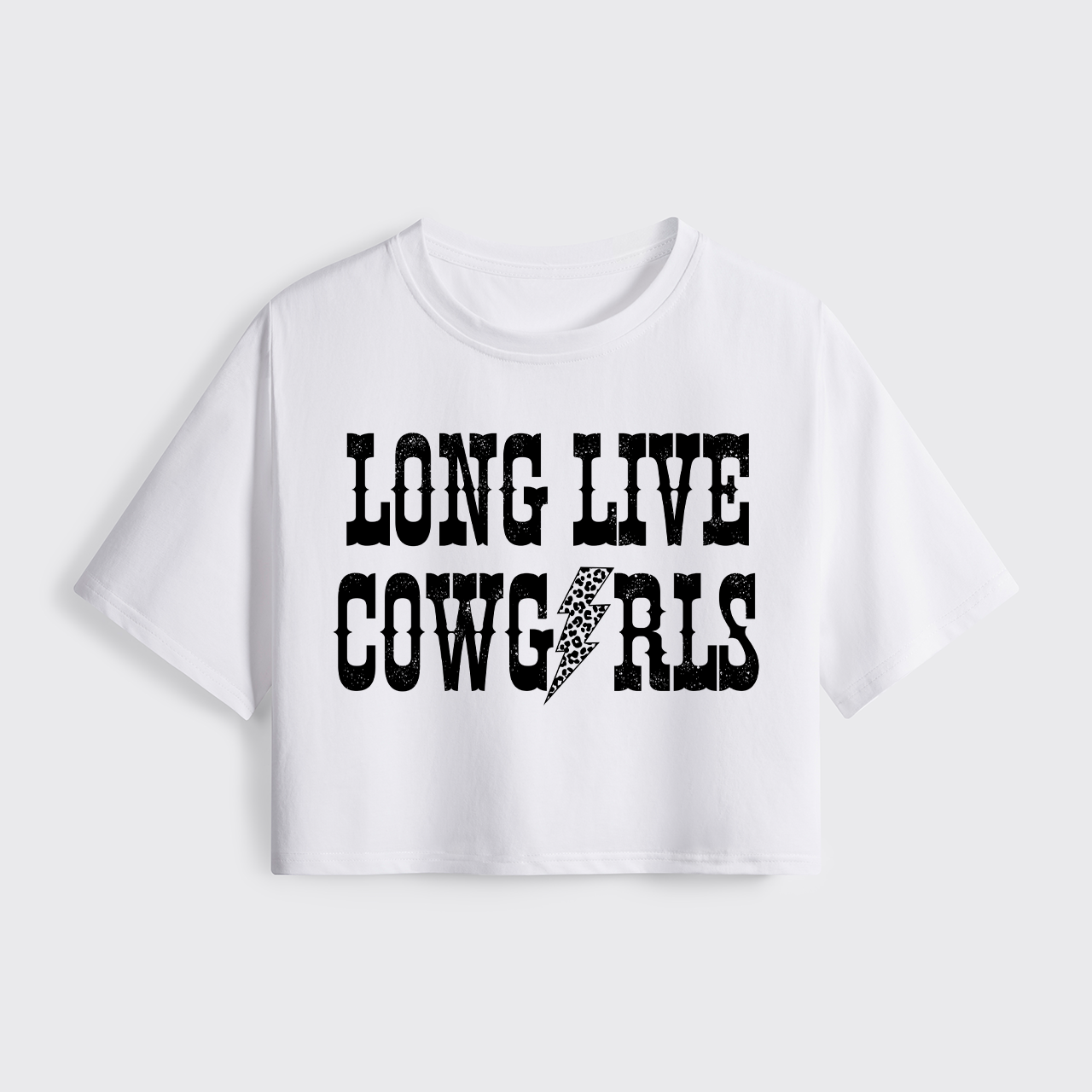 Long Live Cowgirls Cropped Boxy Tee