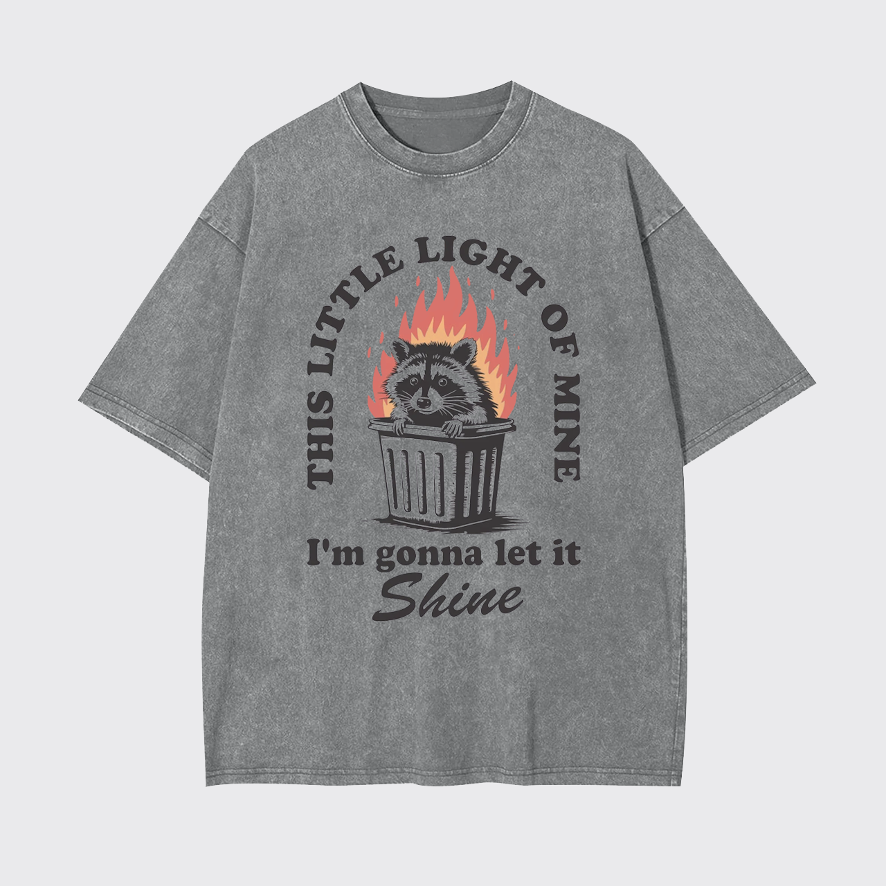 Funny Dumpster Fire Garment-dye Tees