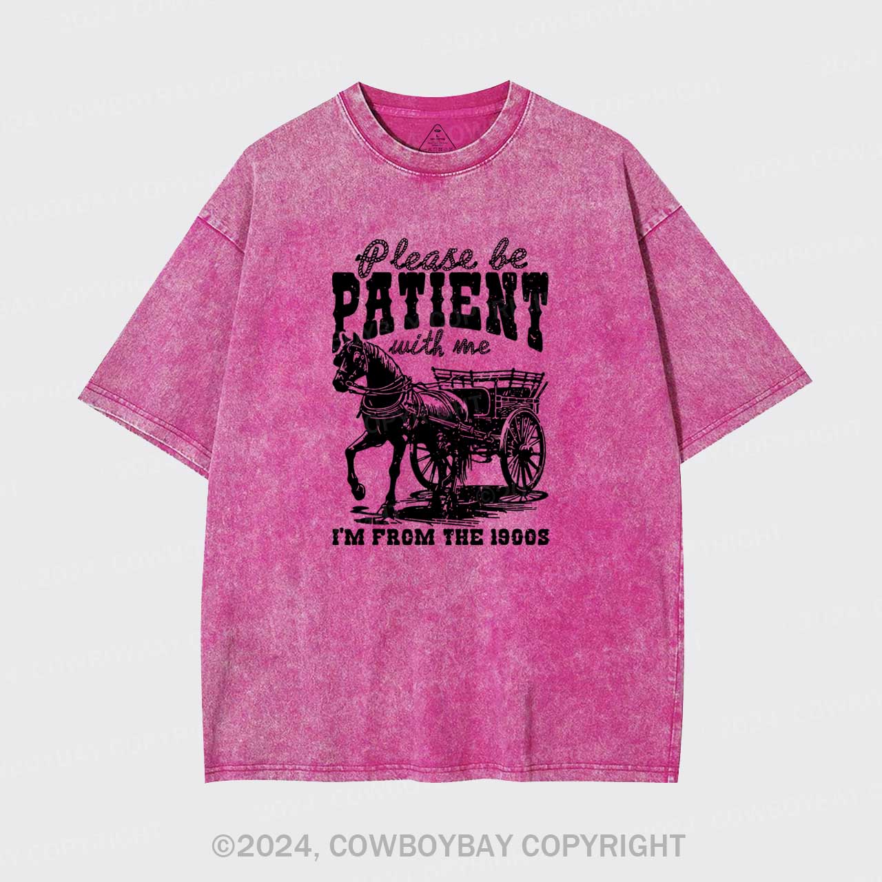 Please Be Patient With Me Garment-dye Tees