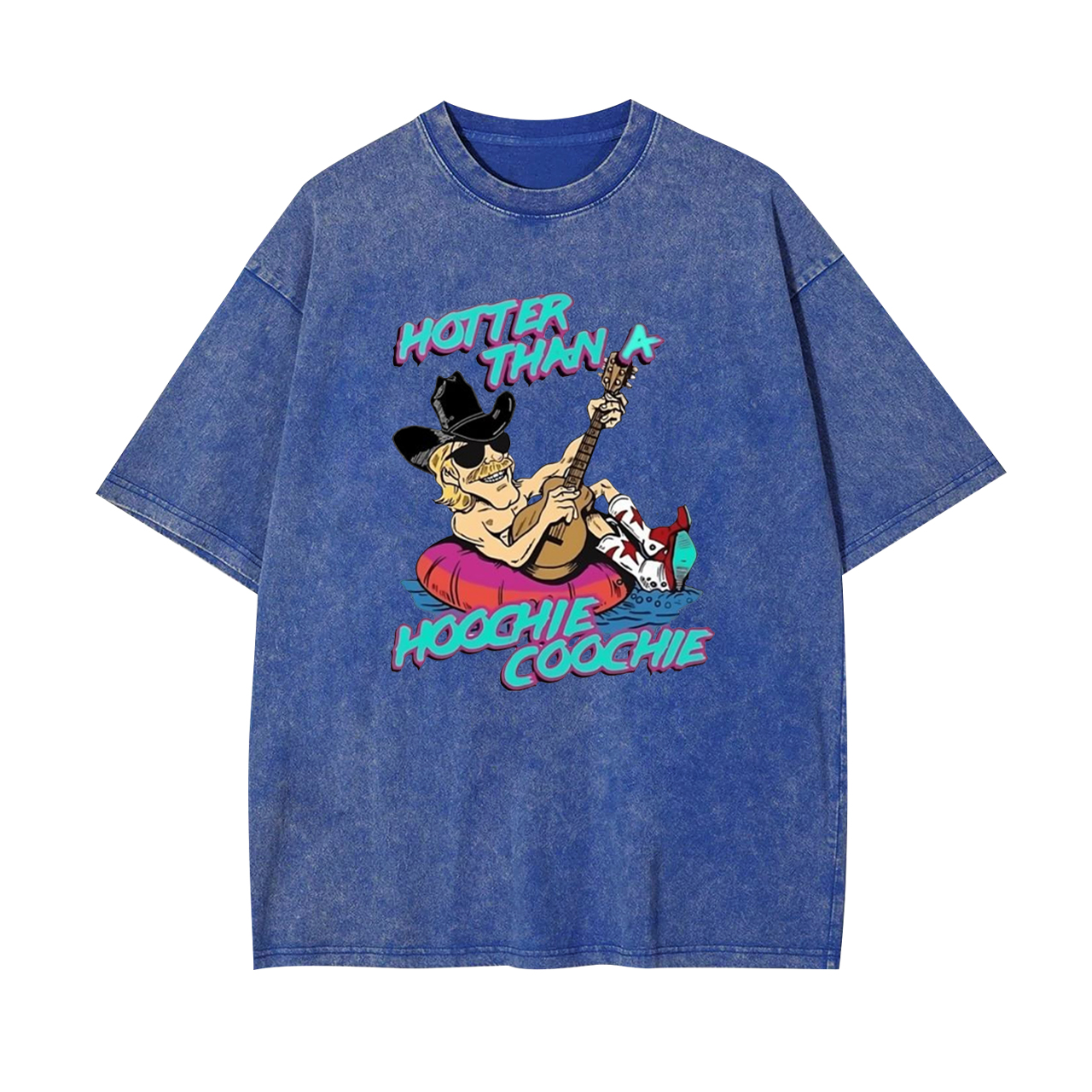 Alan Jackson Hotter Than A Hoochie Coochie Garment-dye Tees