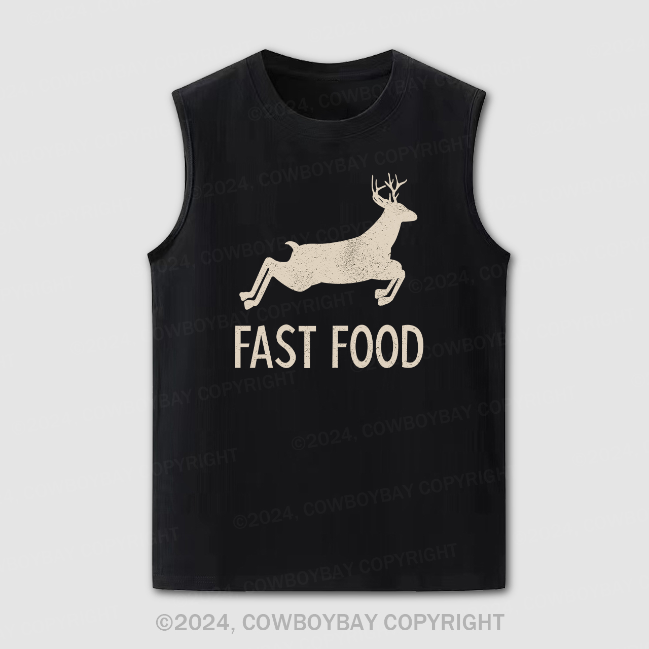 Fast Food Funny Men Hunting Men's Tank