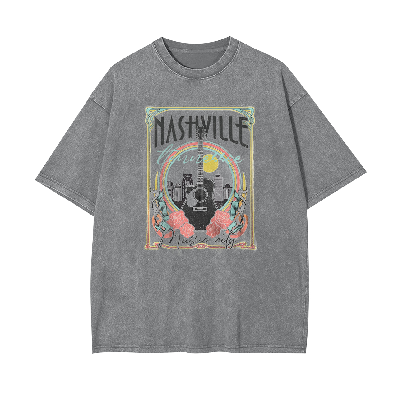 Nashville Music City Garment-dye Tees