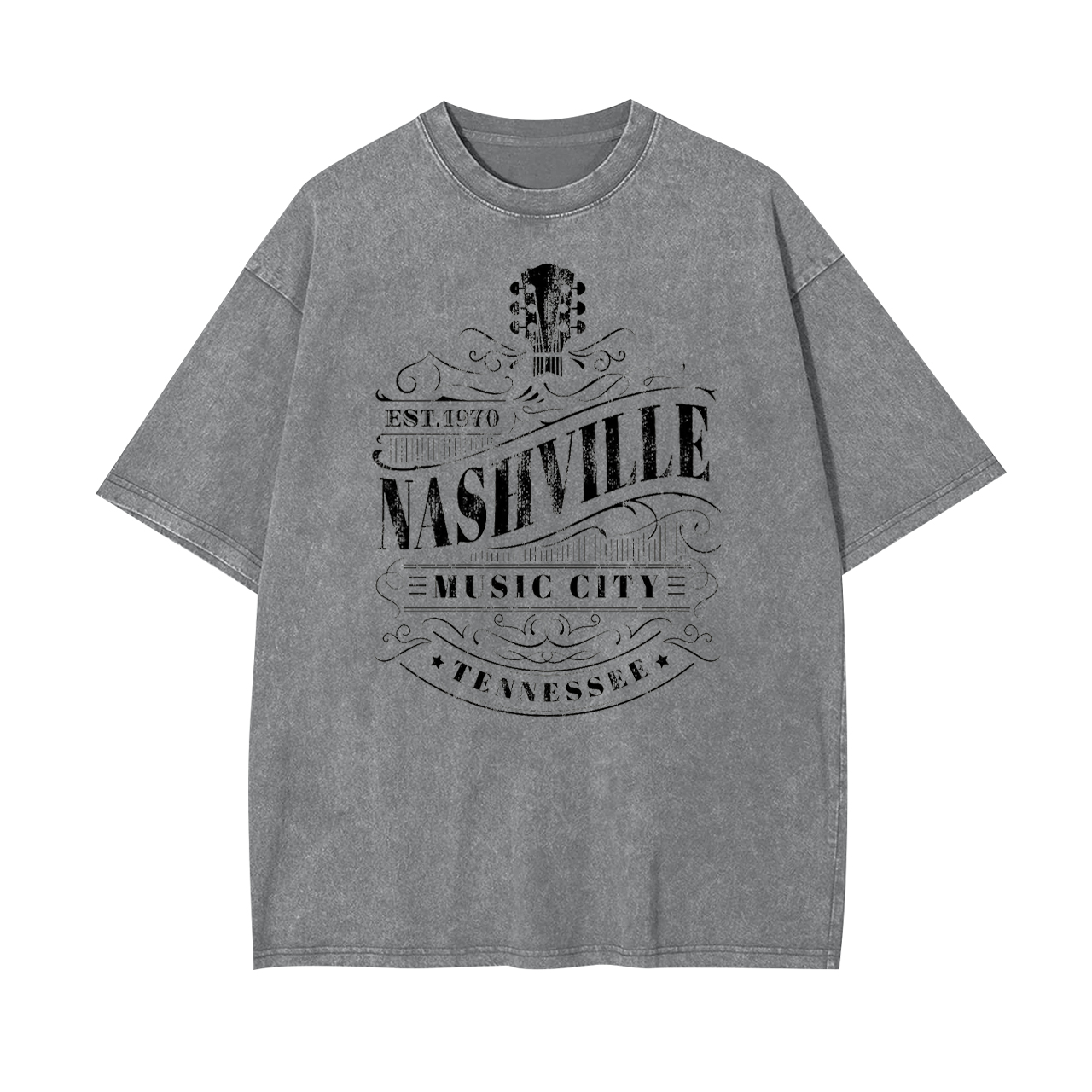 Nashville Music City EST.1970 Garment-dye Tees