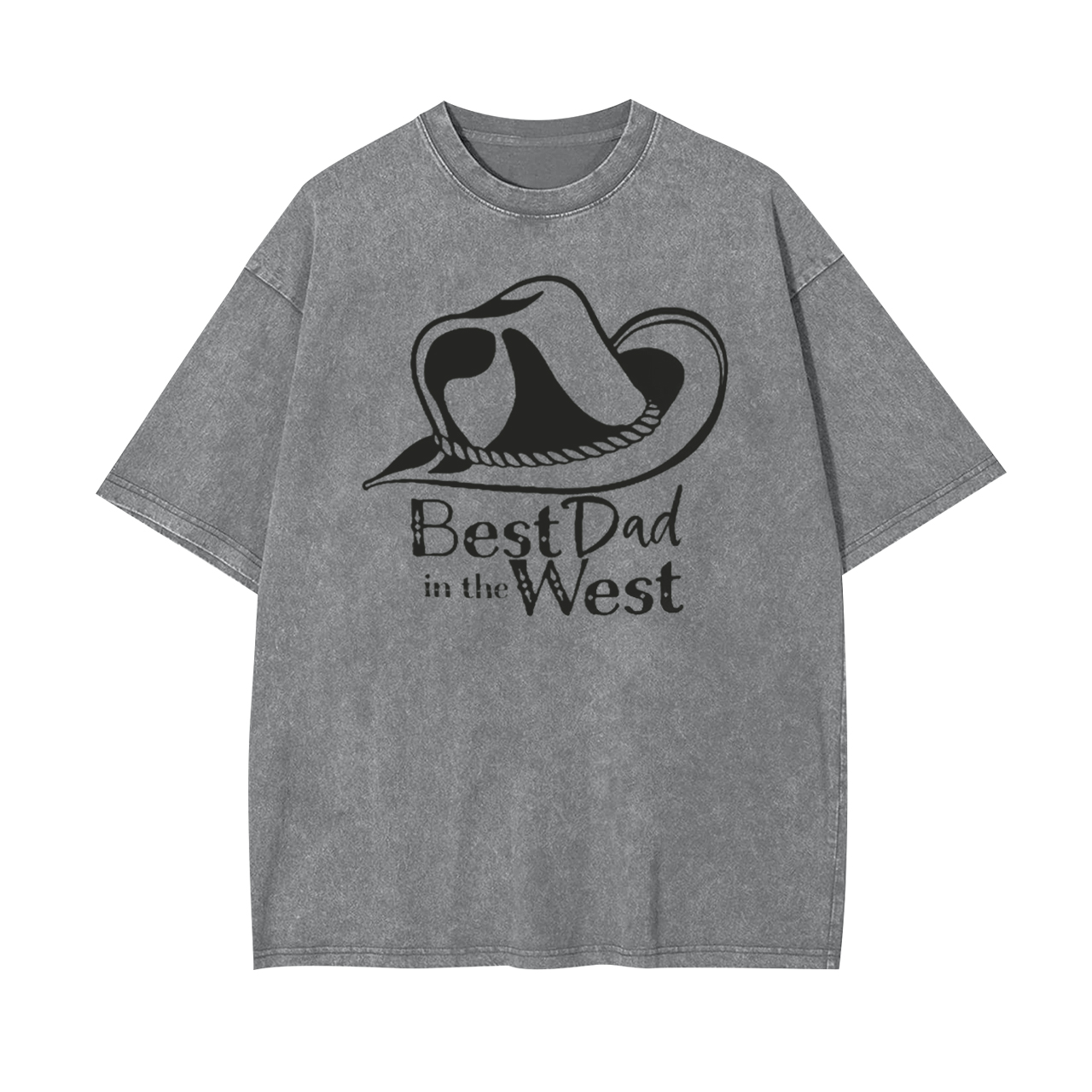 Best Dad in the West Garment-dye Tees